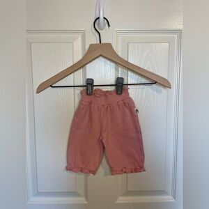 Rabbit + Bear Pink Ruffle Pants Girls Size 0-3M